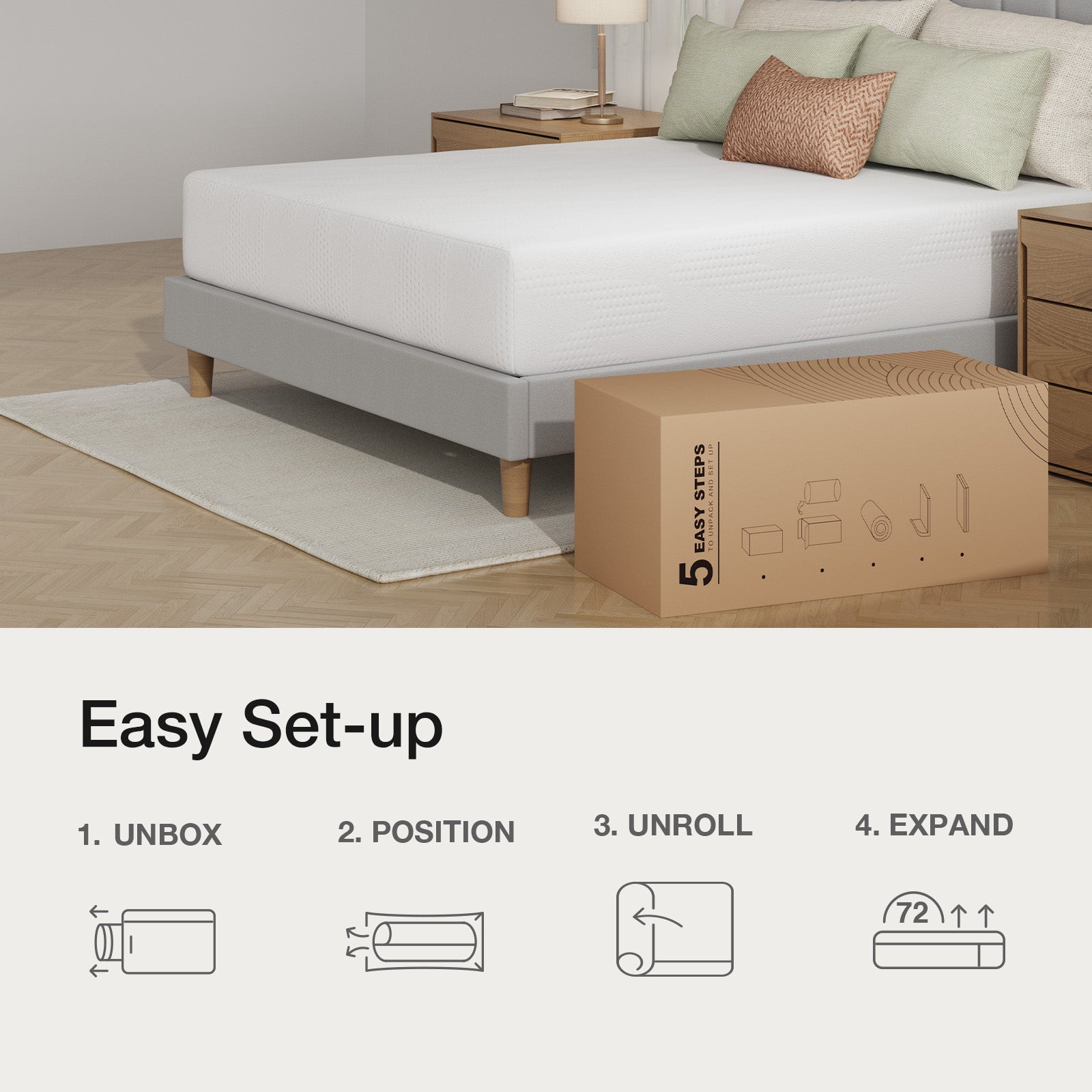 CloudCool Memory Foam Mattress