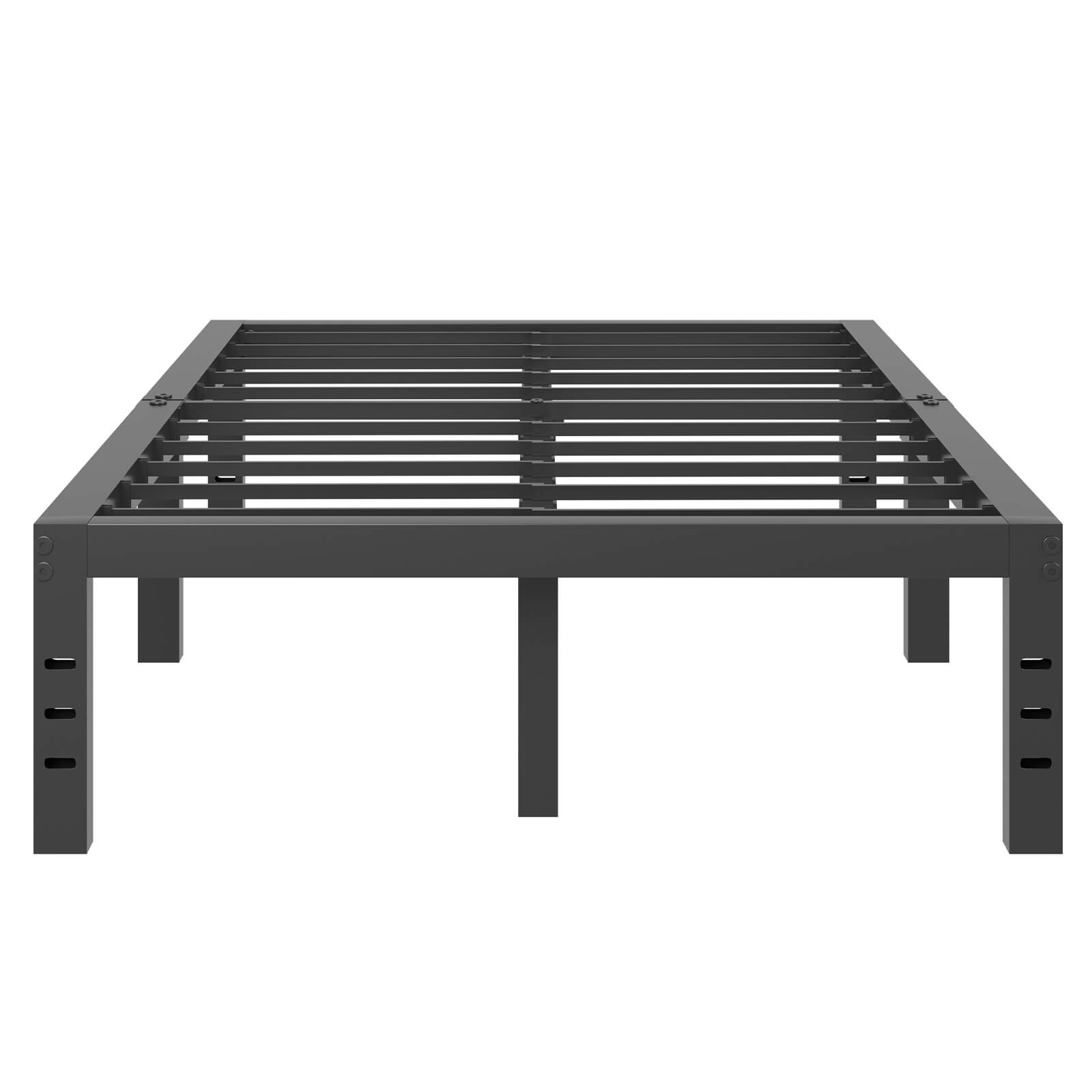 Novilla Bed Frame, Simplicity Metal Platform Bed Frame with Underbed Storage, No Box Spring Needed, Heavy Duty Steel Slat Support, for Bedroom, Guest Room, Noiseless