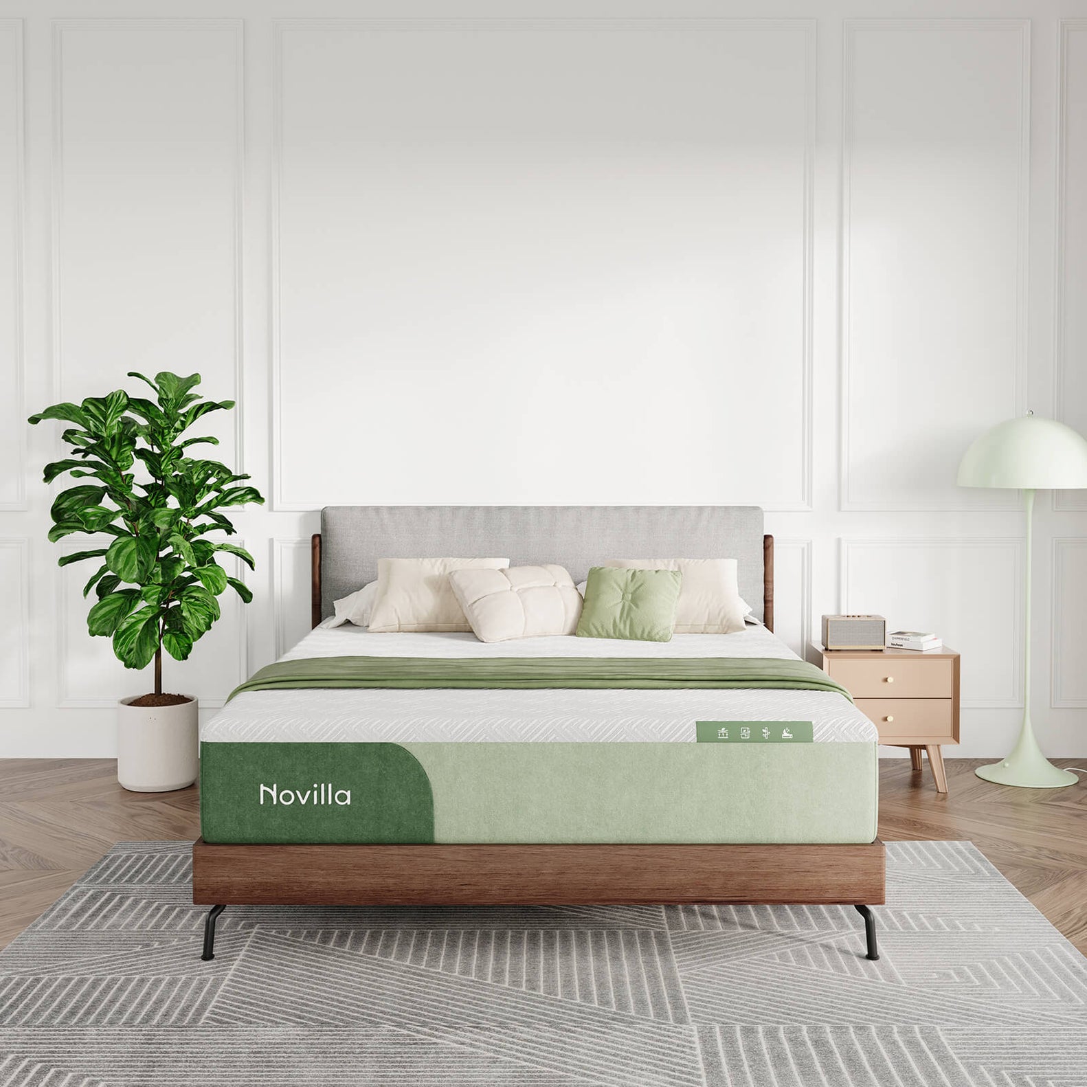 Leafy Memory Foam Mattress