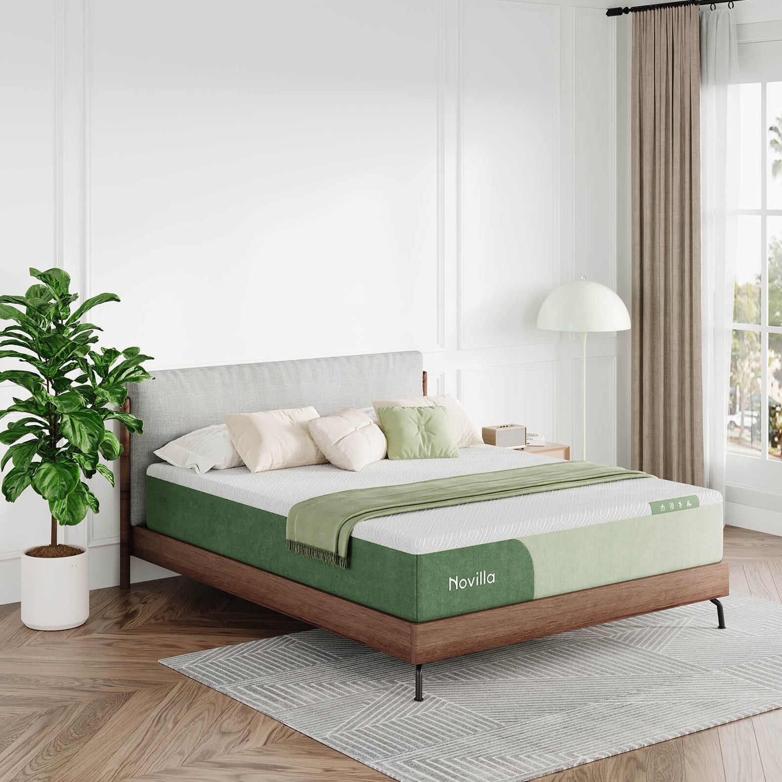 Leafy Memory Foam Mattress