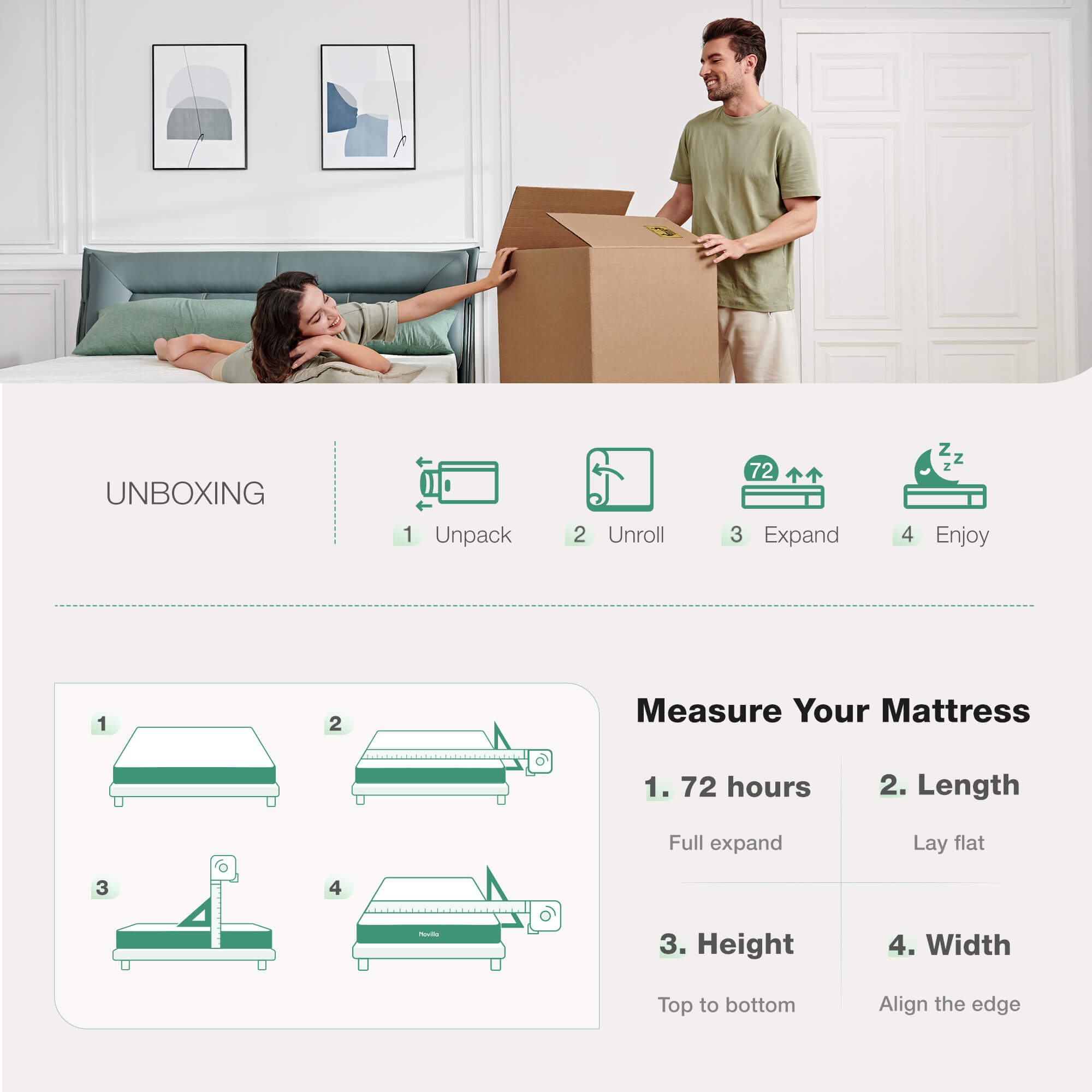 BreezeWave Memory Foam Mattress