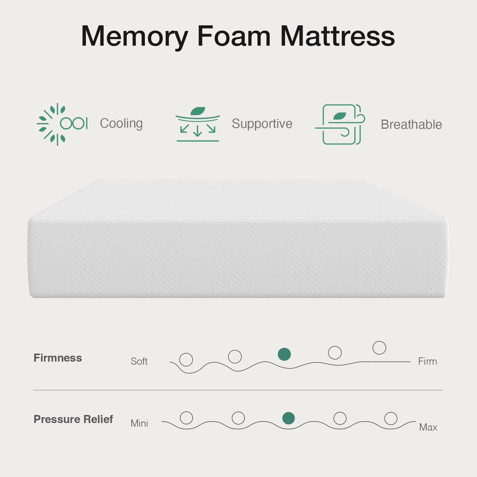 CloudCool Memory Foam Mattress