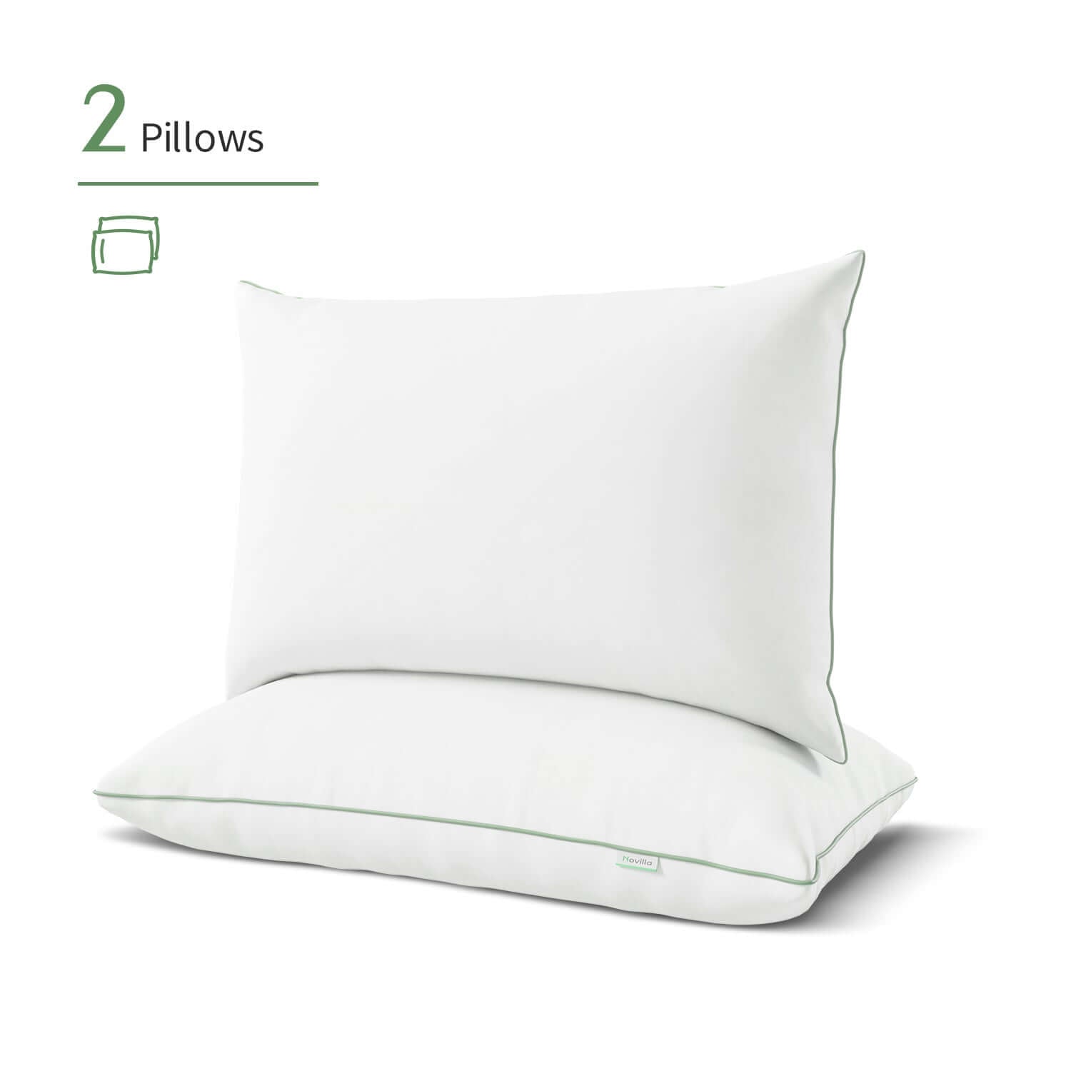 Organic Bamboo Cooling Pillow (Set of 2)